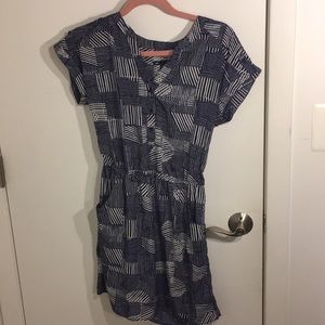 Gap blue printed dress